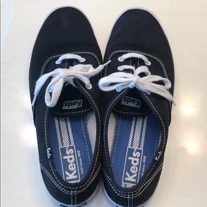 Classic Keds black, size 7.5, worn about 5x